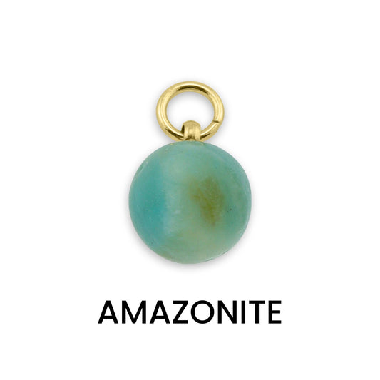 Semi Precious Natural Stone Charms