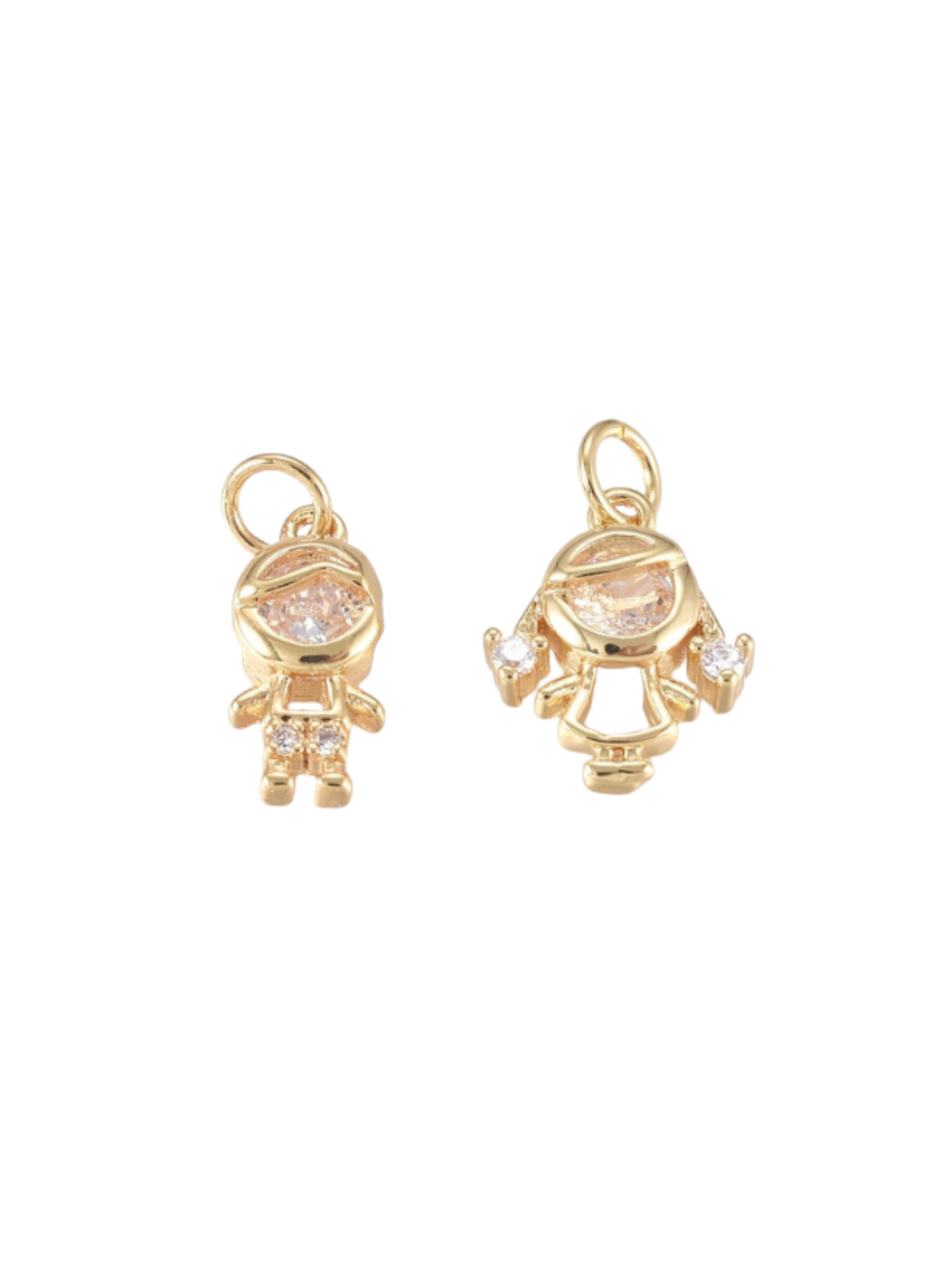 * Gold Tiny Boy and Girl Charms- Assorted