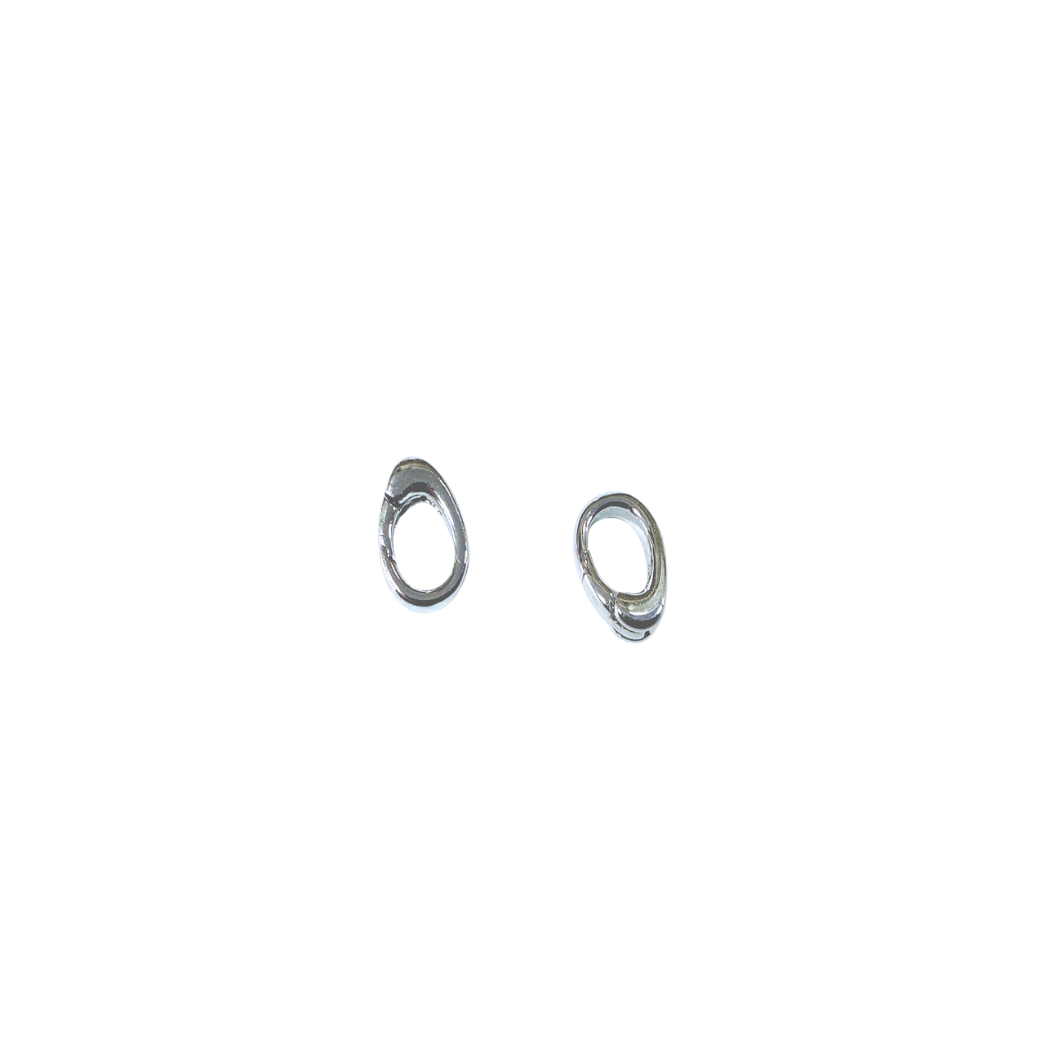 Silver Halo Spring Clasp