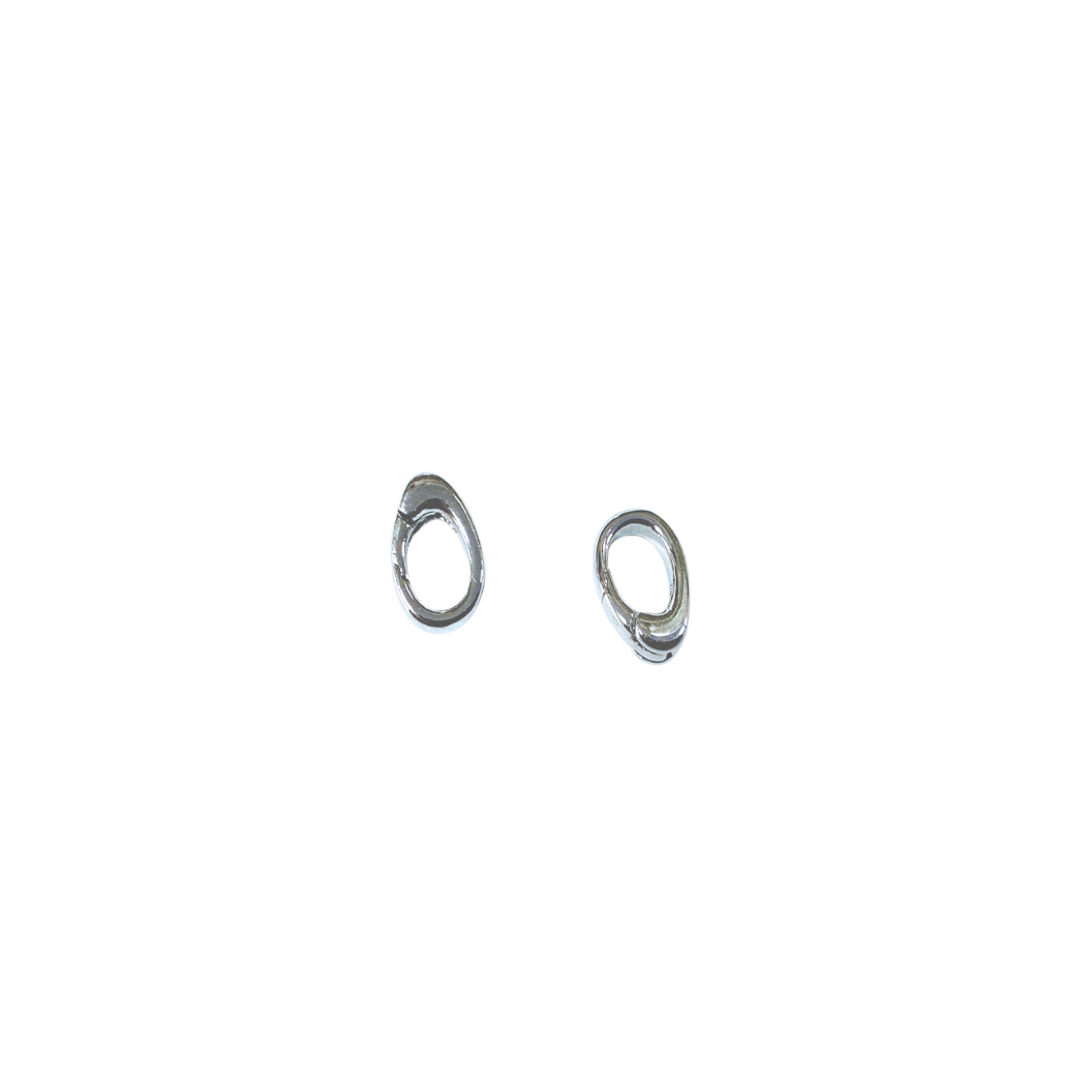 Silver Halo Spring Clasp