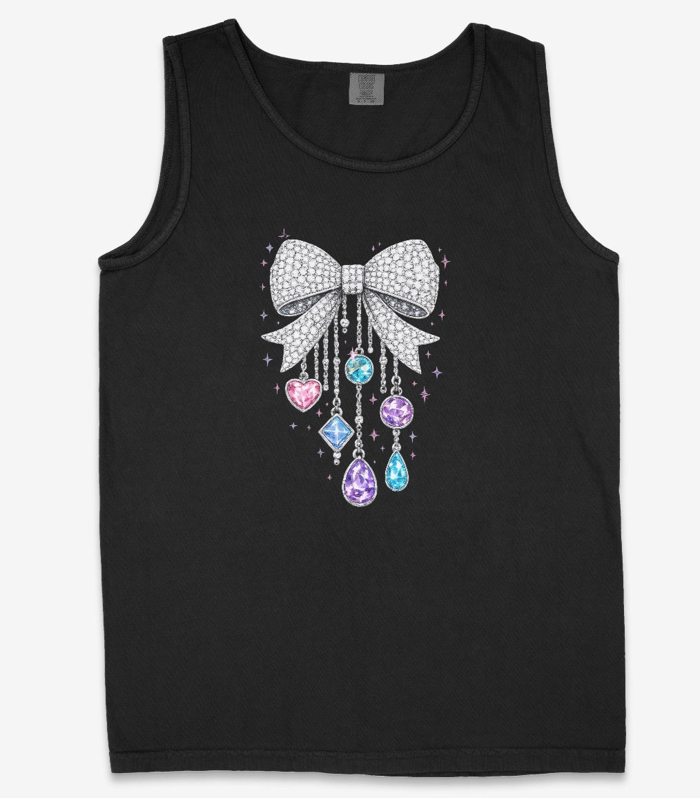 Bows& Bling COMFORT COLORS TANK