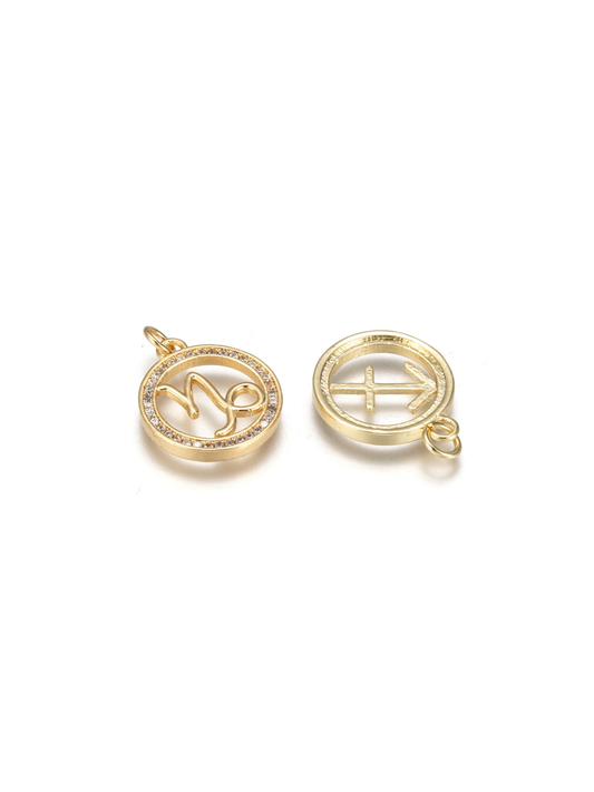 * Gold What's Your Sign? Zodiac Charms| Set of 12